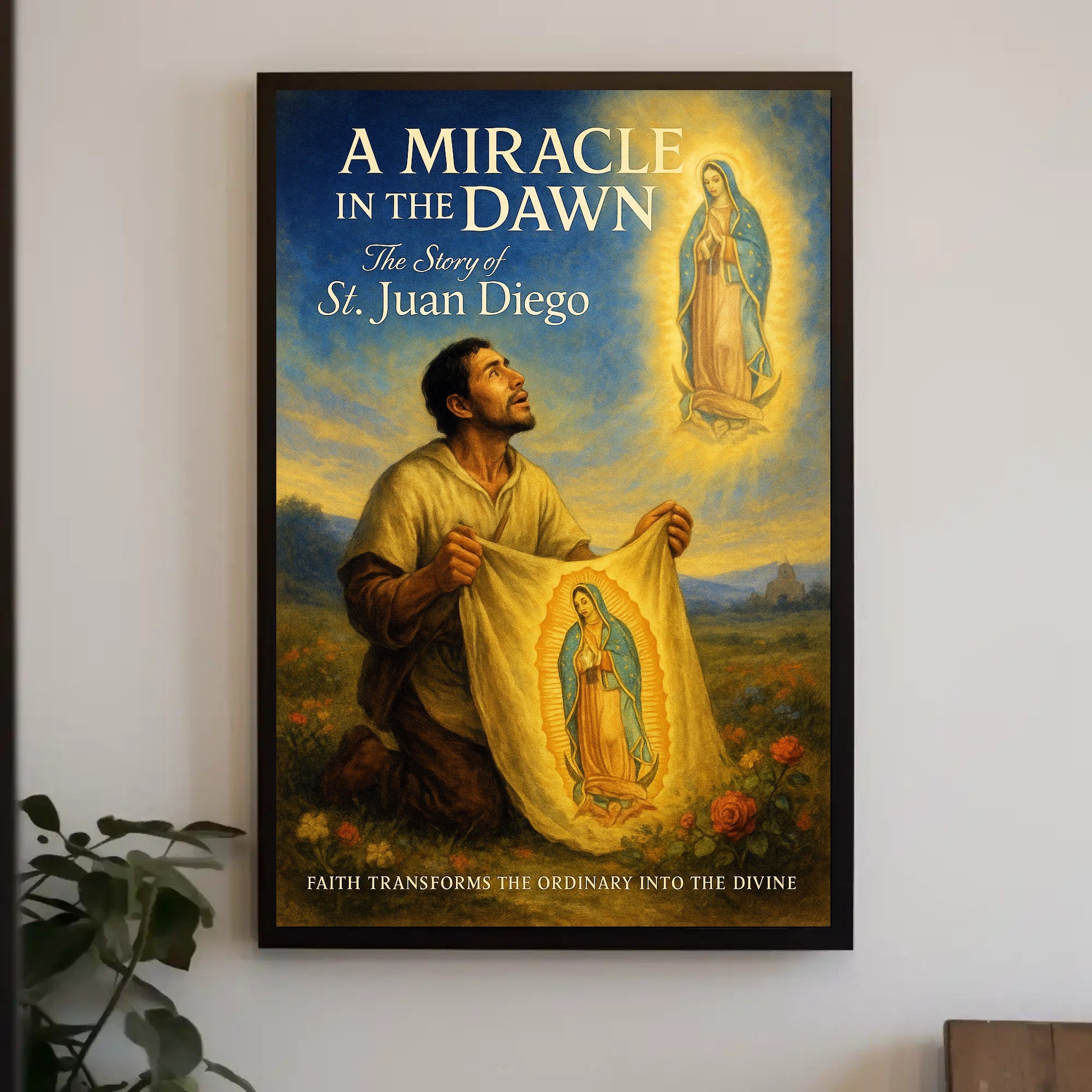 A Miracle in the Dawn St. Juan Diego Poster Art Print PosterGoat