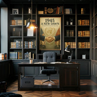 A New Dawn 1945 Vintage Poster Wall Art PosterGoat