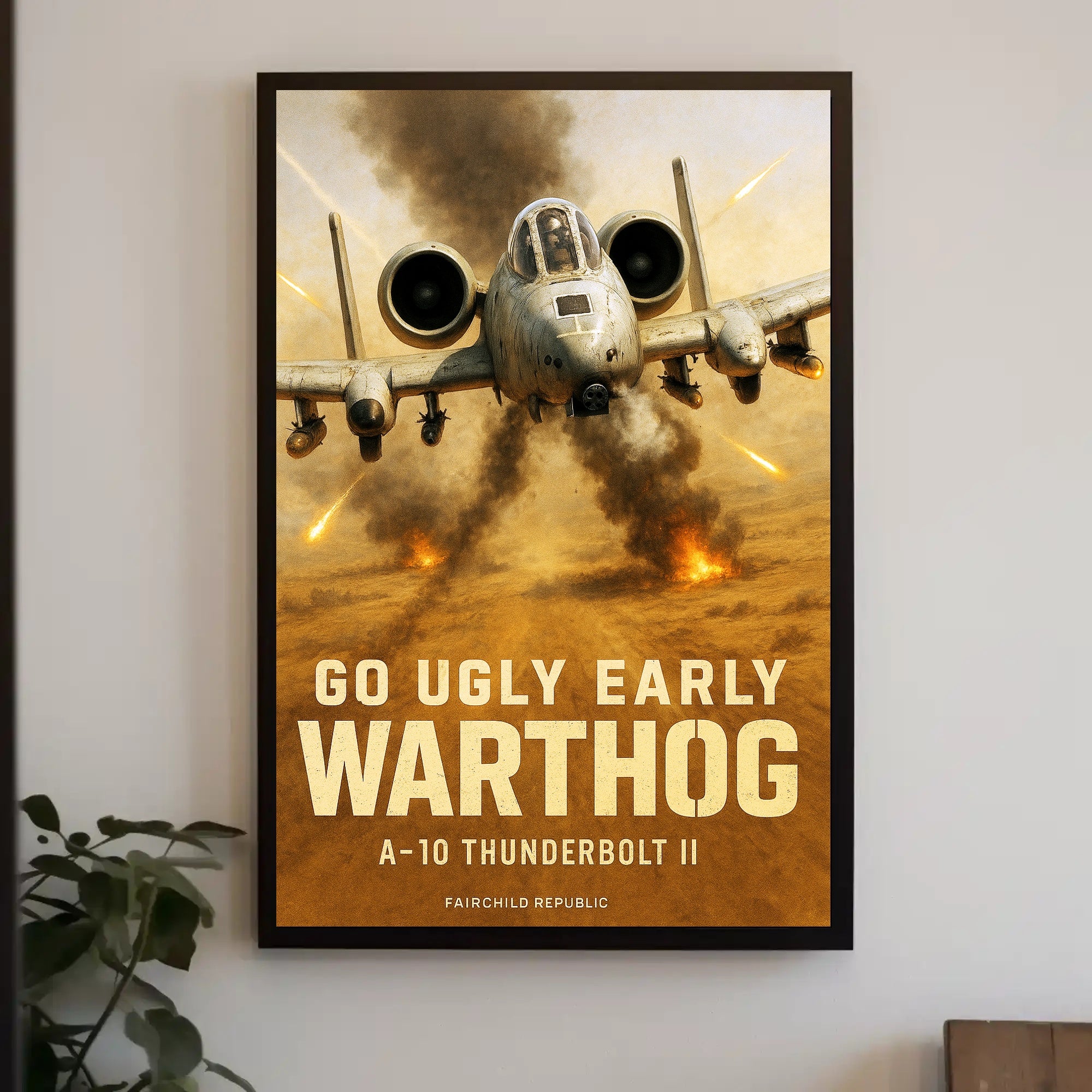 A10 Thunderbolt II Warthog Poster PosterGoat