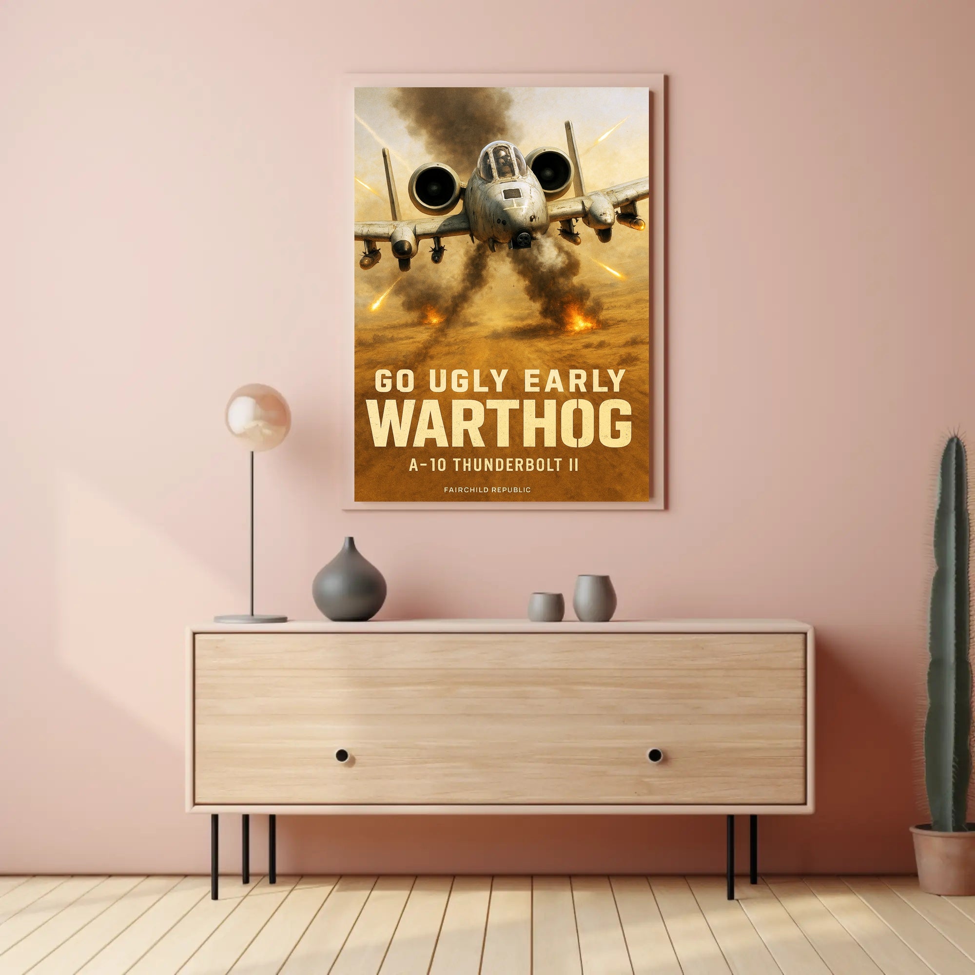 A10 Thunderbolt II Warthog Poster PosterGoat