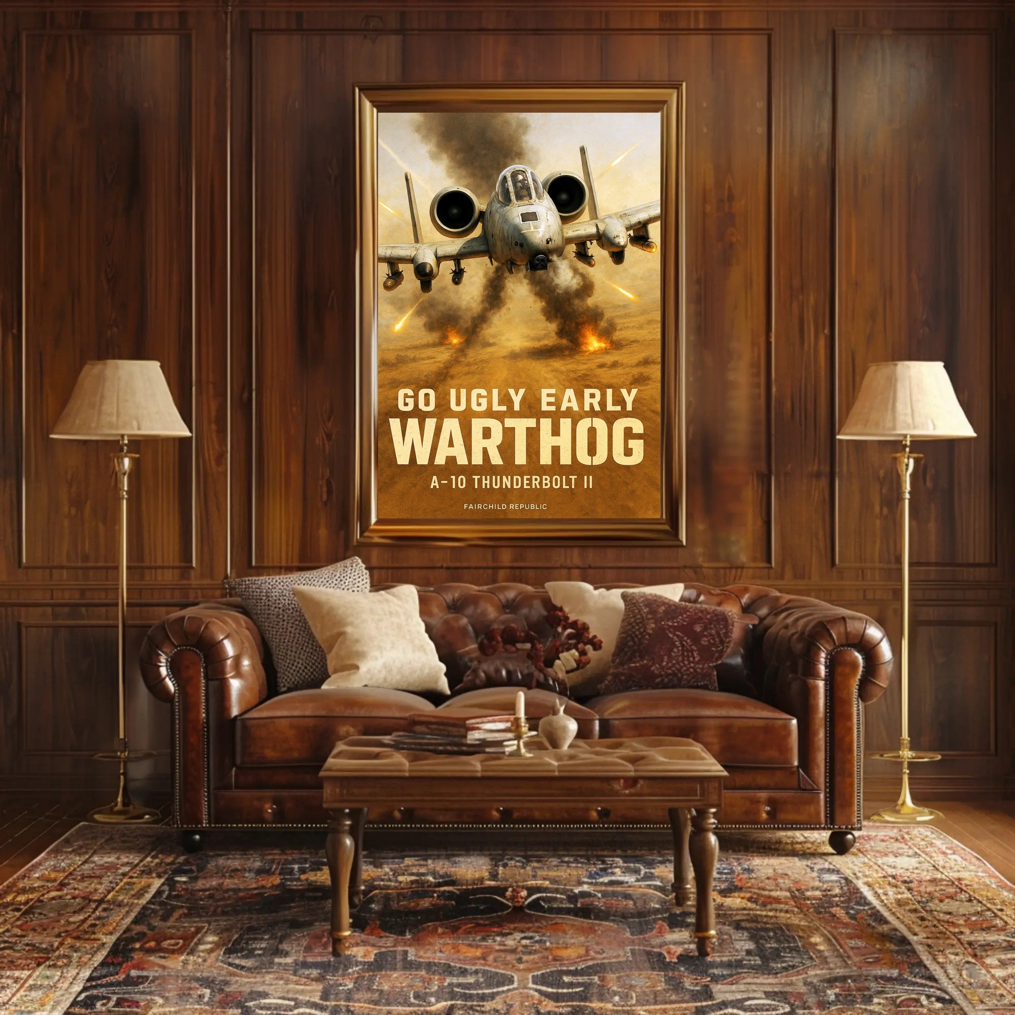 A10 Thunderbolt II Warthog Poster PosterGoat