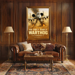 A10 Thunderbolt II Warthog Poster PosterGoat