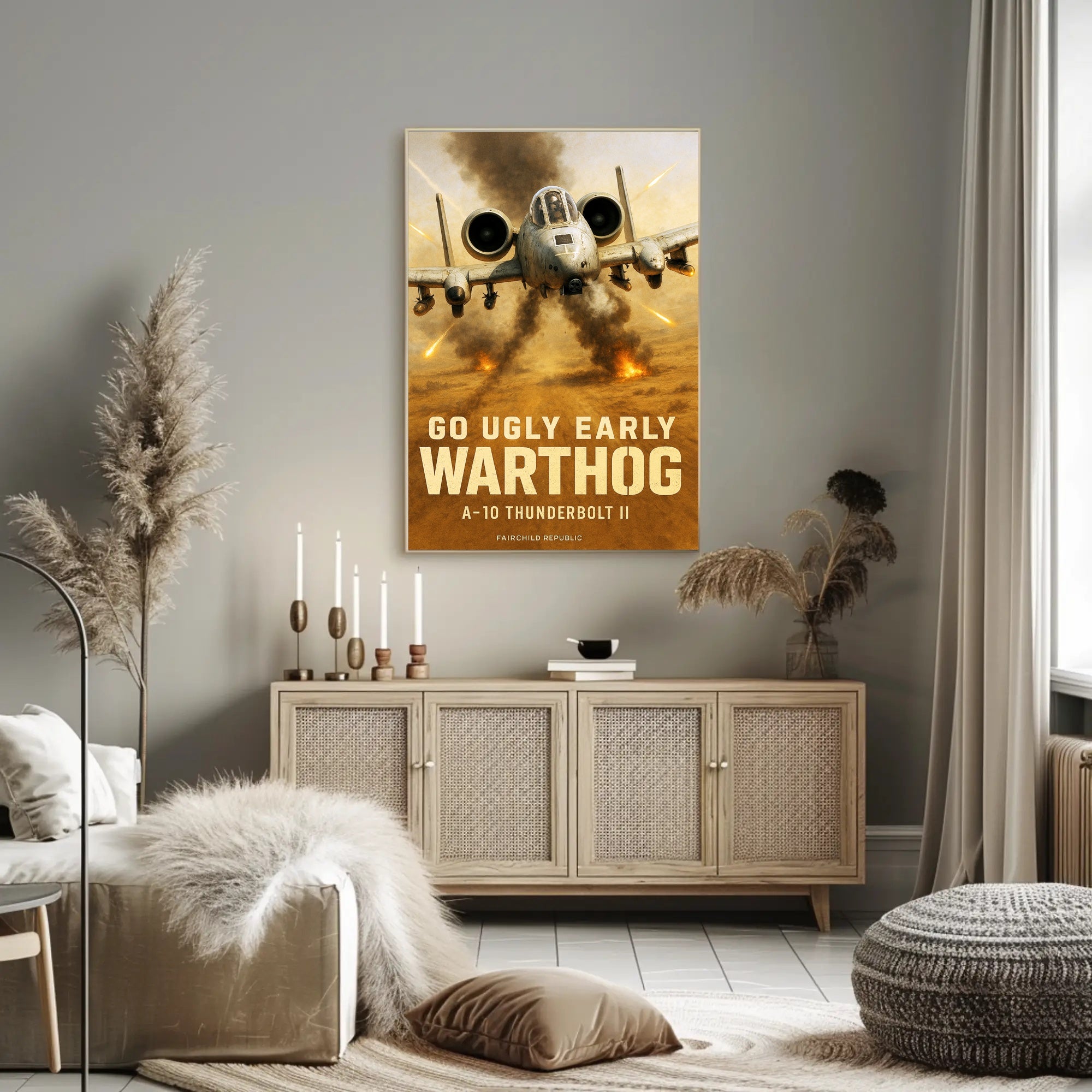A10 Thunderbolt II Warthog Poster PosterGoat