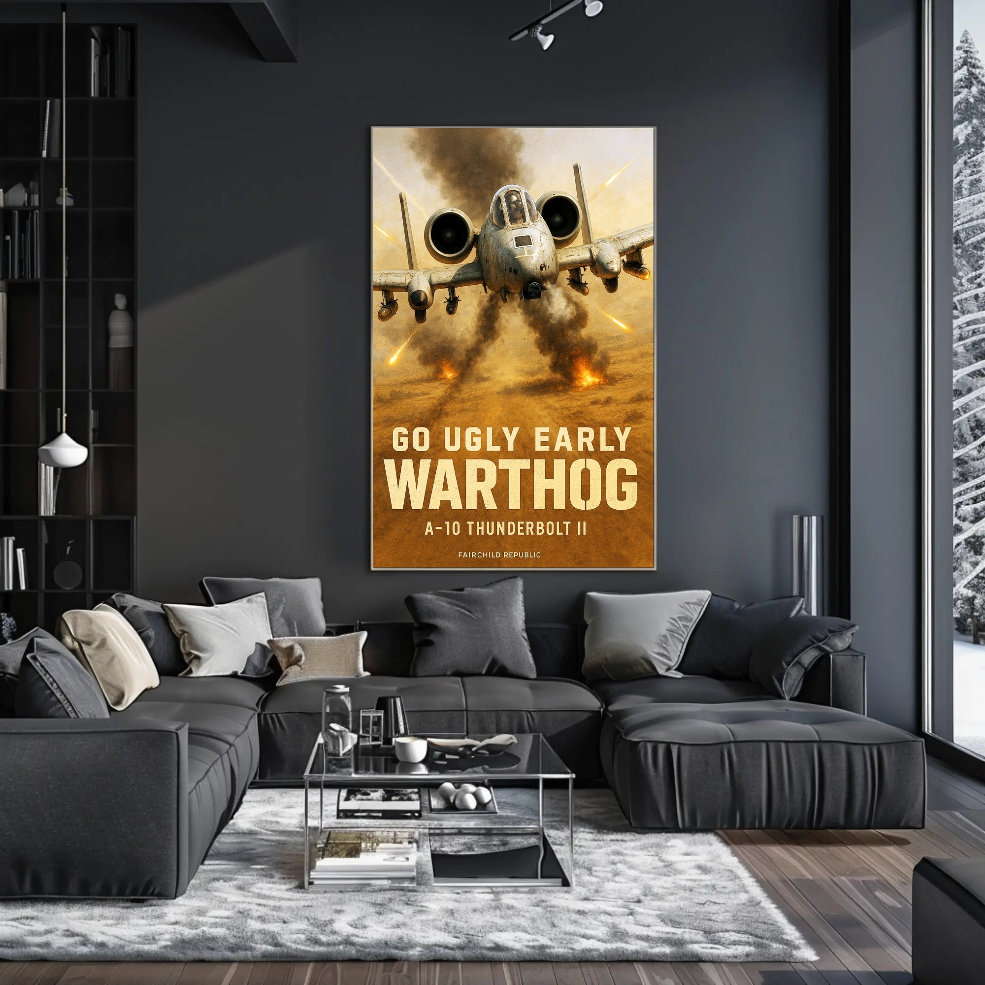 A10 Thunderbolt II Warthog Poster PosterGoat