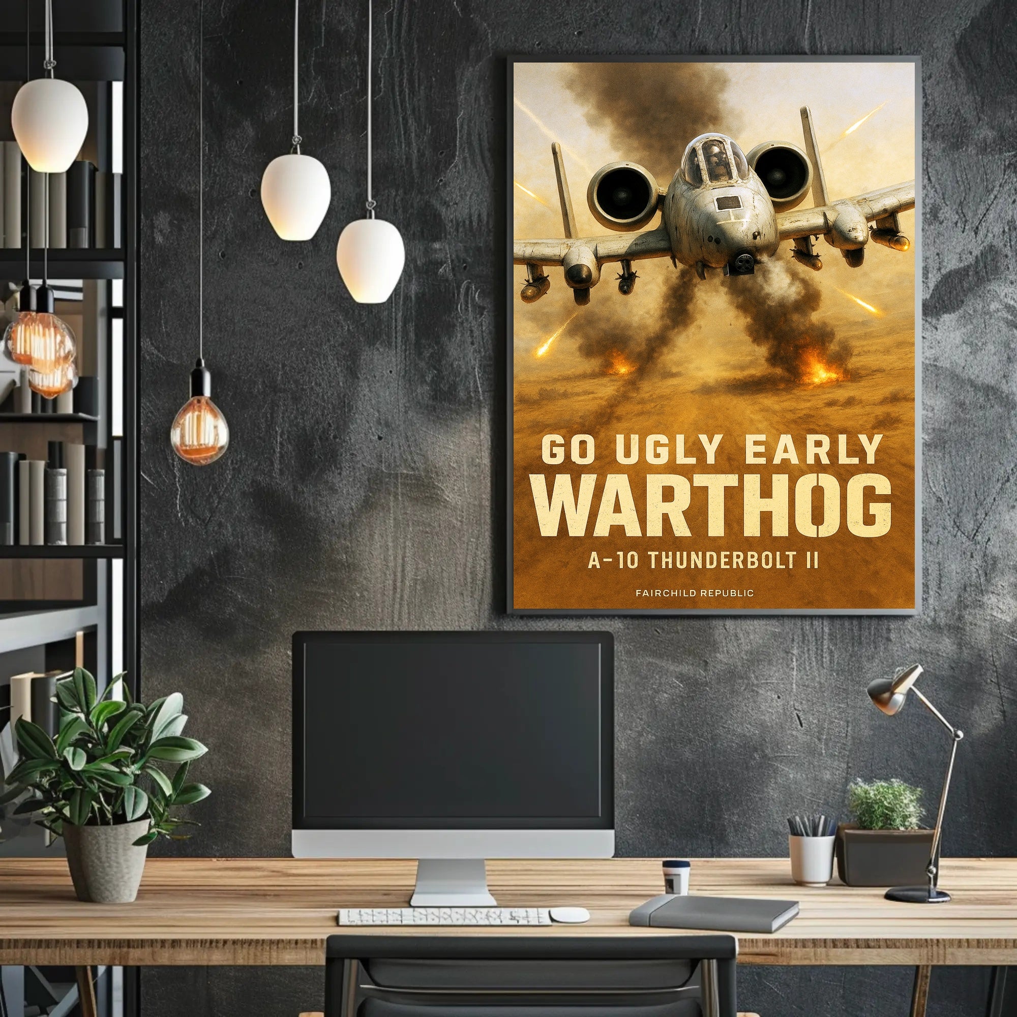 A10 Thunderbolt II Warthog Poster PosterGoat
