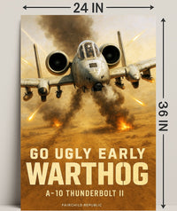 A10 Thunderbolt II Warthog Poster PosterGoat
