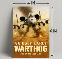 A10 Thunderbolt II Warthog Poster PosterGoat