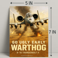 A10 Thunderbolt II Warthog Poster PosterGoat
