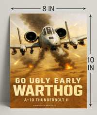 A10 Thunderbolt II Warthog Poster PosterGoat