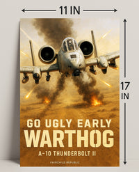 A10 Thunderbolt II Warthog Poster PosterGoat