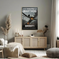 A10 Thunderbolt II Warthog Power Poster PosterGoat