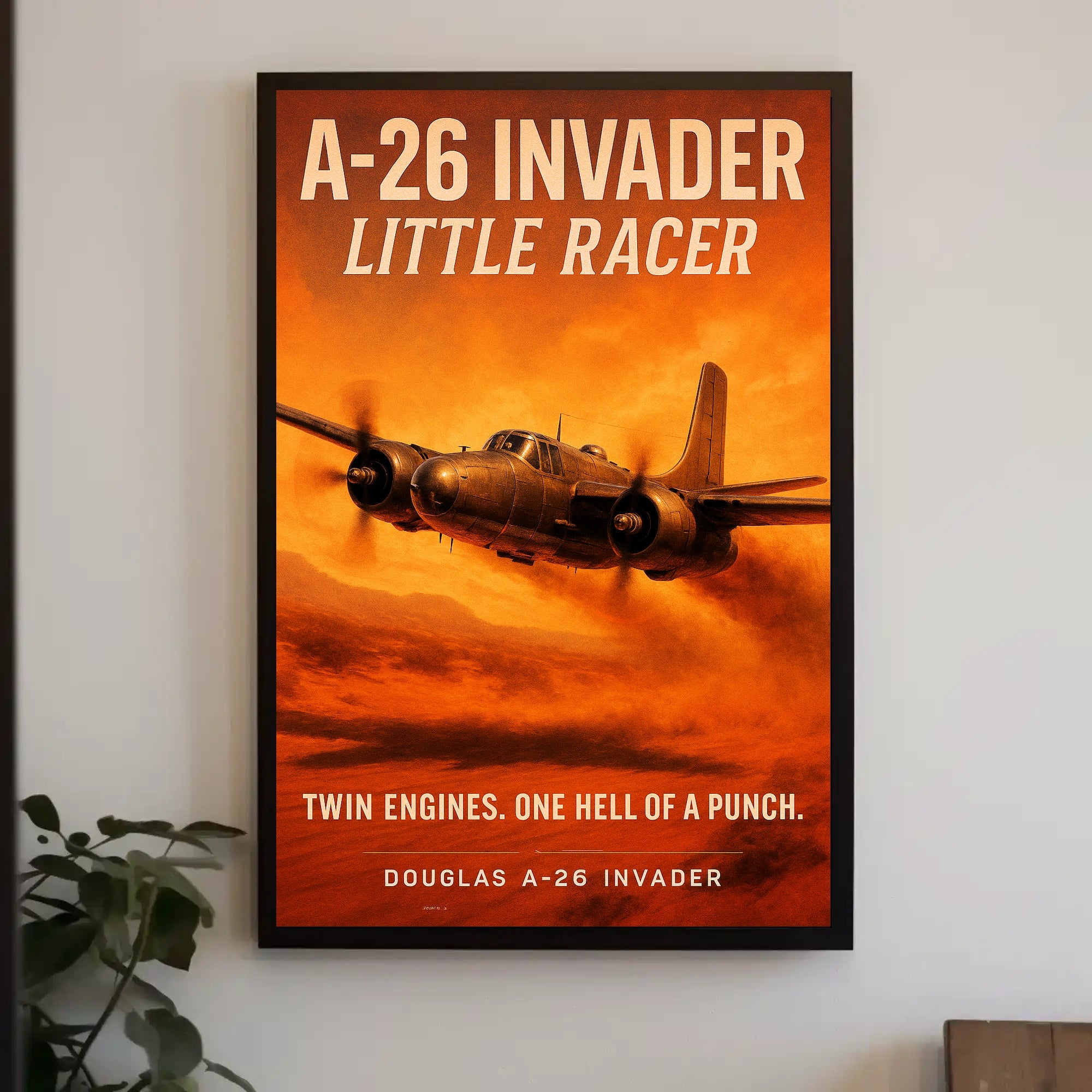 A26 Invader Little Racer Poster PosterGoat