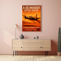 A26 Invader Little Racer Poster PosterGoat