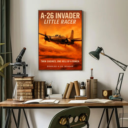 A26 Invader Little Racer Poster PosterGoat