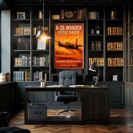 A26 Invader Little Racer Poster PosterGoat