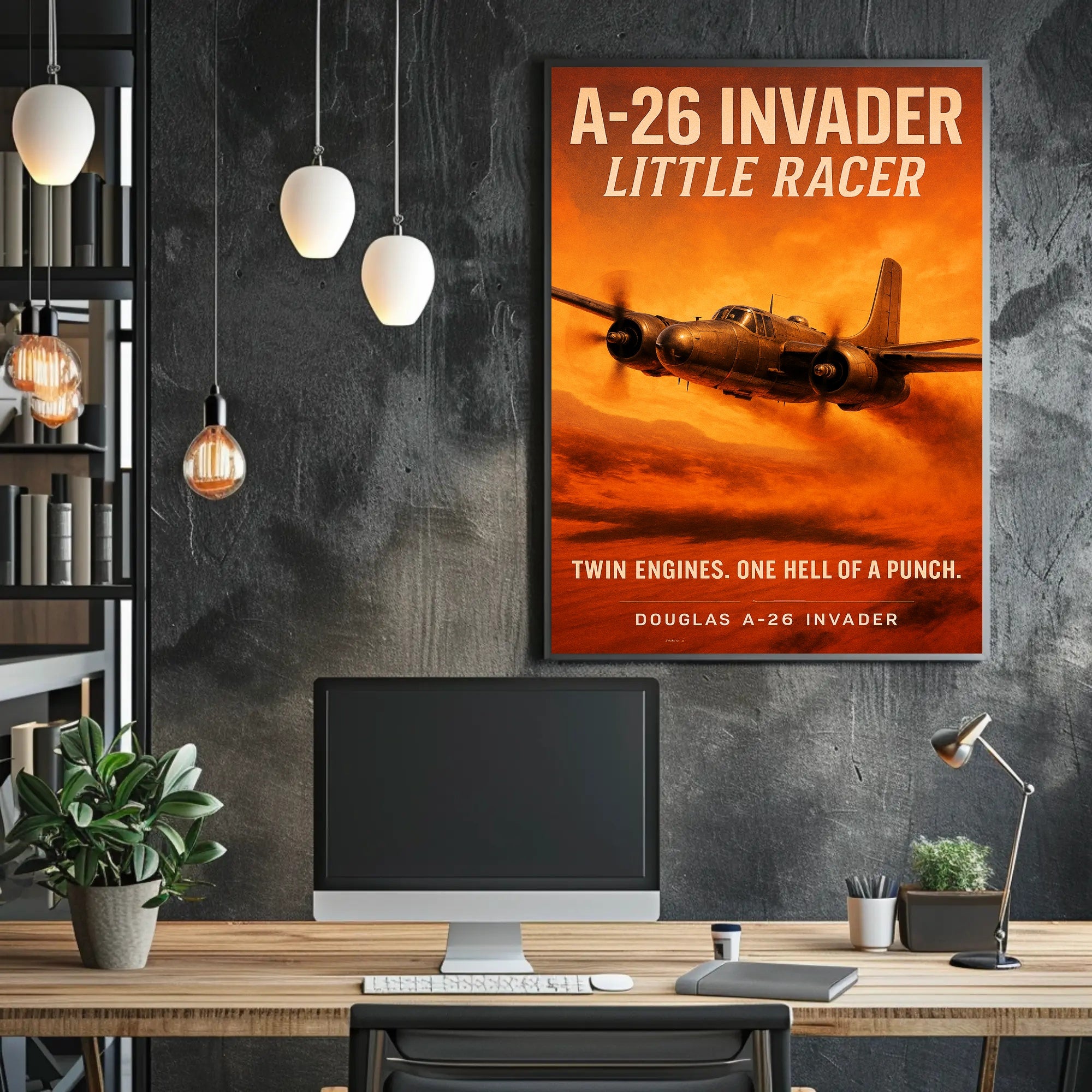 A26 Invader Little Racer Poster PosterGoat