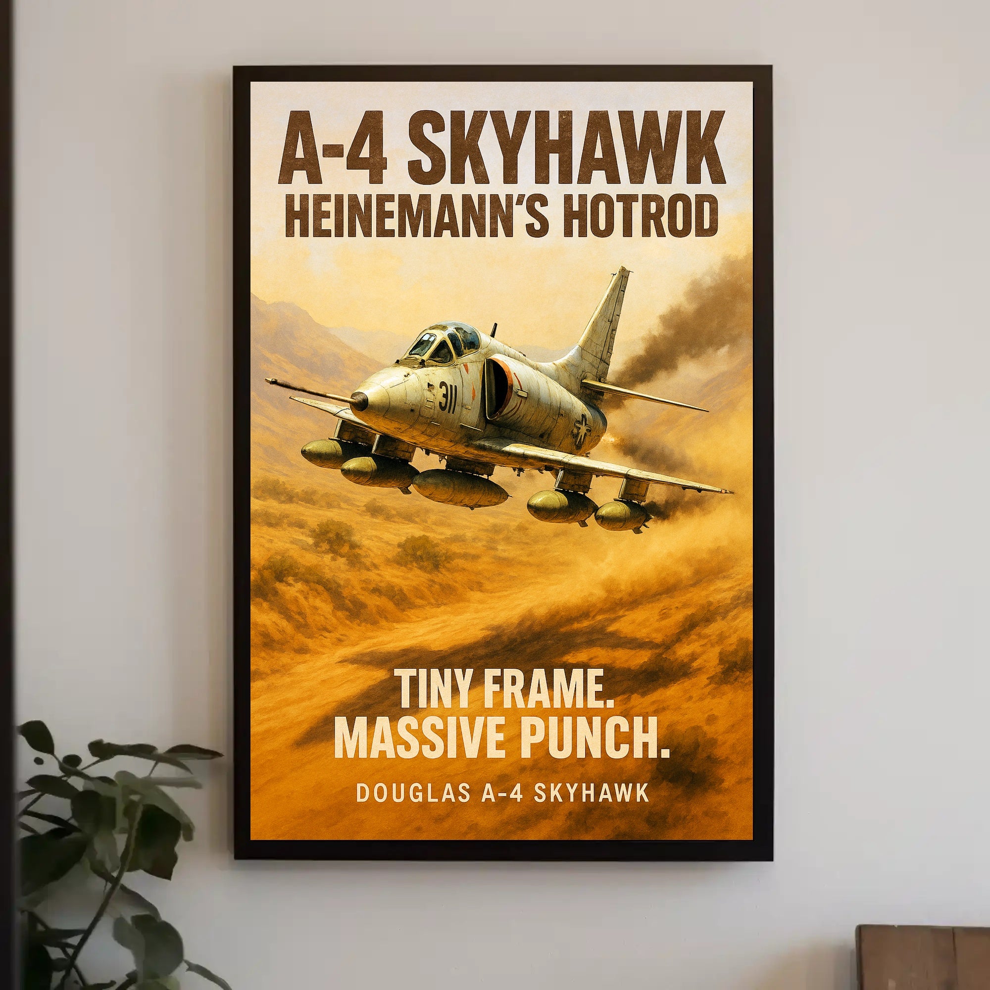 A4 Skyhawk Heinemanns Hotrod Poster PosterGoat