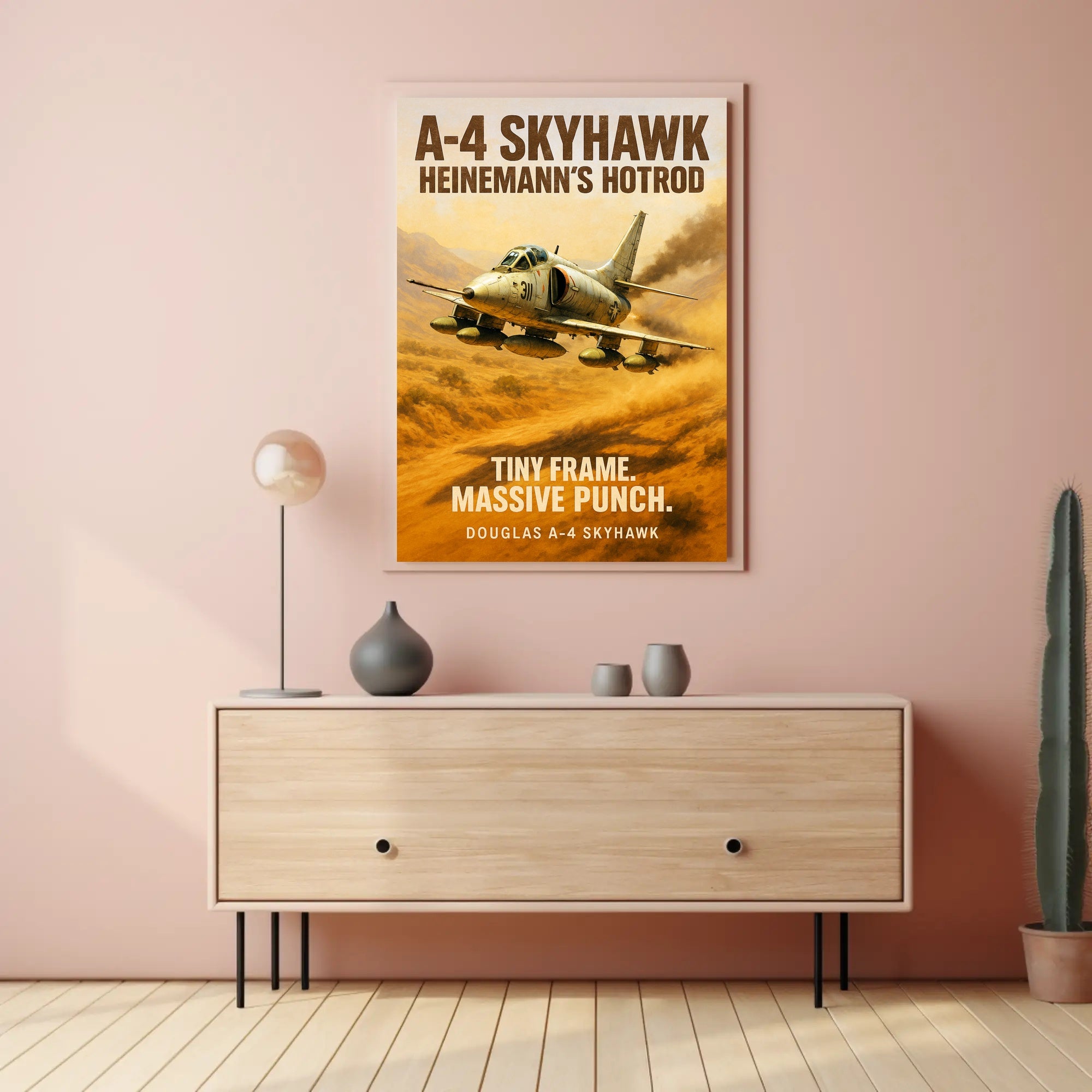 A4 Skyhawk Heinemanns Hotrod Poster PosterGoat
