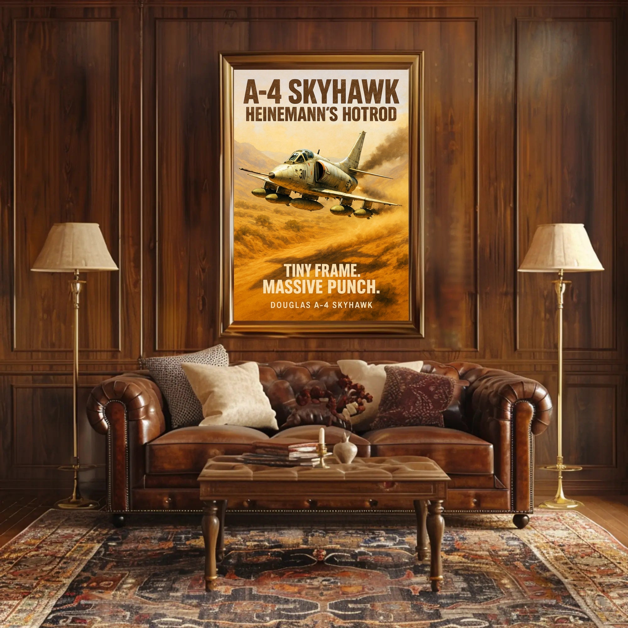 A4 Skyhawk Heinemanns Hotrod Poster PosterGoat