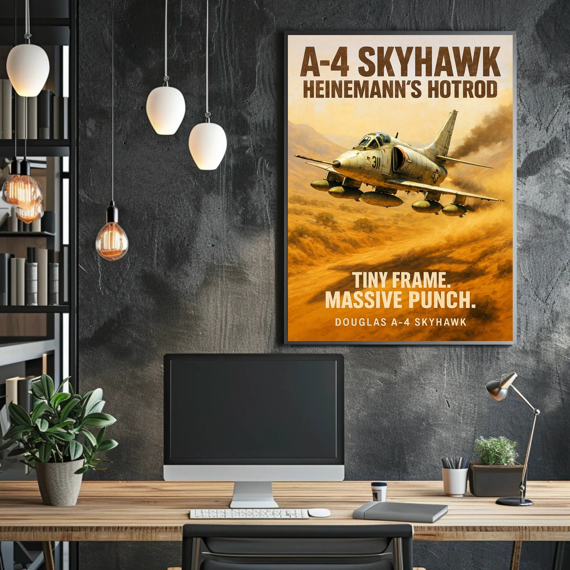 A4 Skyhawk Heinemanns Hotrod Poster PosterGoat