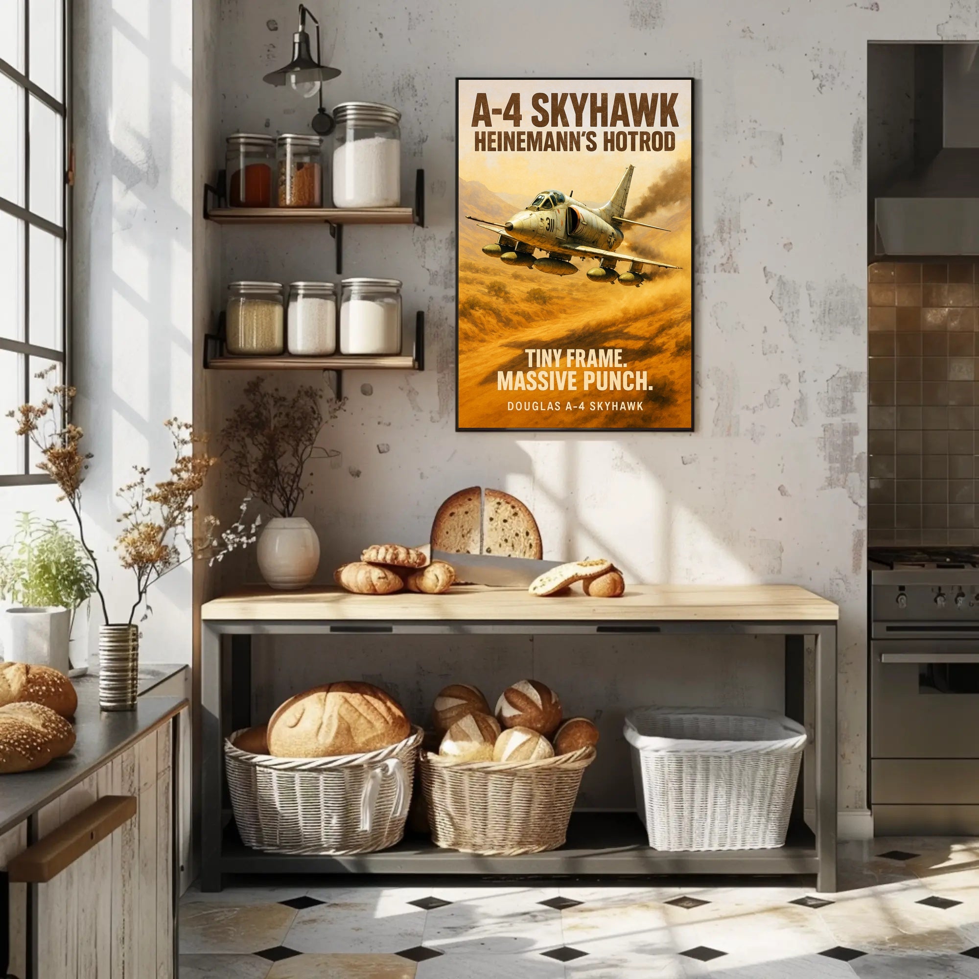 A4 Skyhawk Heinemanns Hotrod Poster PosterGoat