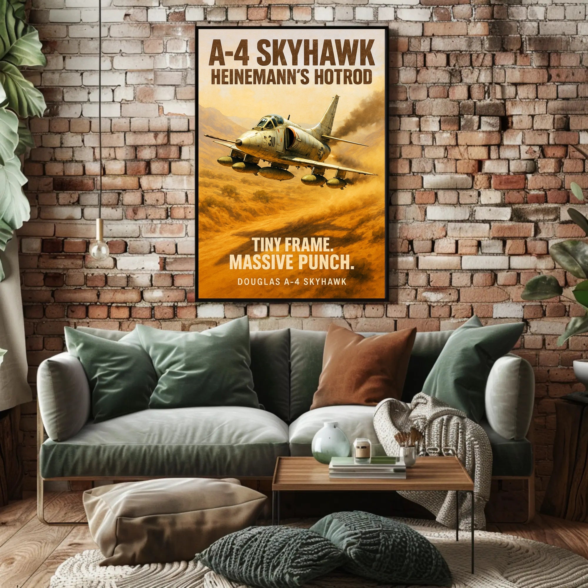 A4 Skyhawk Heinemanns Hotrod Poster PosterGoat