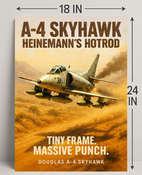 A4 Skyhawk Heinemanns Hotrod Poster PosterGoat