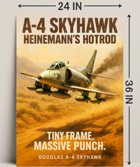 A4 Skyhawk Heinemanns Hotrod Poster PosterGoat