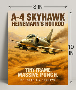 A4 Skyhawk Heinemanns Hotrod Poster PosterGoat
