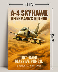 A4 Skyhawk Heinemanns Hotrod Poster PosterGoat