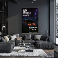 A6 Intruder All Weather. All In Poster PosterGoat