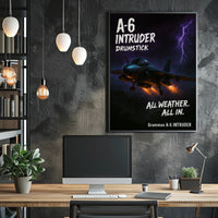 A6 Intruder All Weather. All In Poster PosterGoat