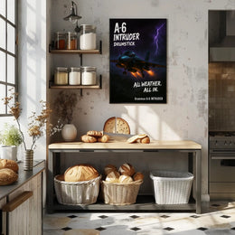 A6 Intruder All Weather. All In Poster PosterGoat