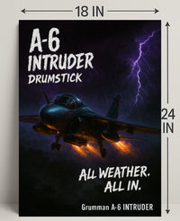 A6 Intruder All Weather. All In Poster PosterGoat