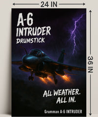 A6 Intruder All Weather. All In Poster PosterGoat