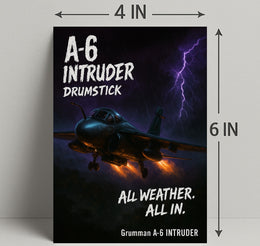 A6 Intruder All Weather. All In Poster PosterGoat