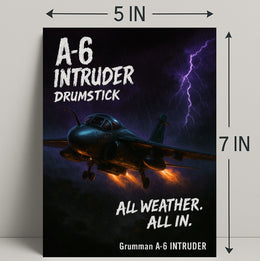 A6 Intruder All Weather. All In Poster PosterGoat