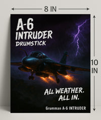 A6 Intruder All Weather. All In Poster PosterGoat