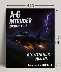 A6 Intruder All Weather. All In Poster PosterGoat