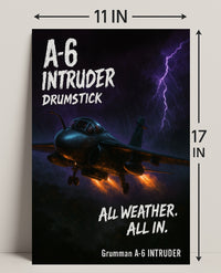 A6 Intruder All Weather. All In Poster PosterGoat