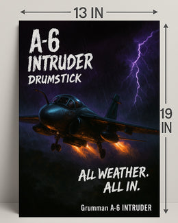 A6 Intruder All Weather. All In Poster PosterGoat