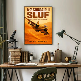 A7 Corsair II SLUF Poster PosterGoat