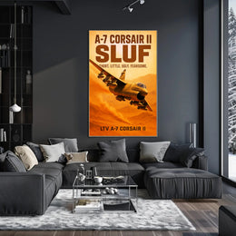 A7 Corsair II SLUF Poster PosterGoat