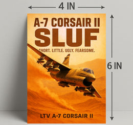 A7 Corsair II SLUF Poster PosterGoat