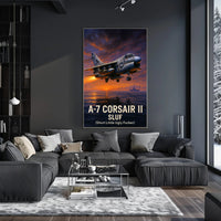 A7 Corsair II SLUF Tribute Poster PosterGoat