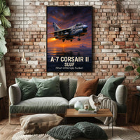 A7 Corsair II SLUF Tribute Poster PosterGoat