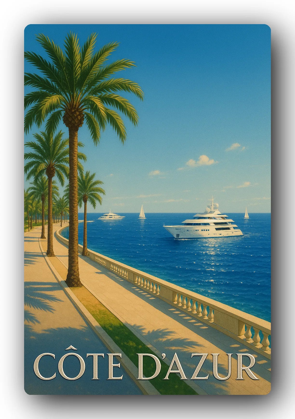 Côte DAzur Trading Card