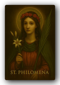 St. Philomena Trading Card