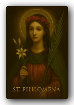 St. Philomena Trading Card