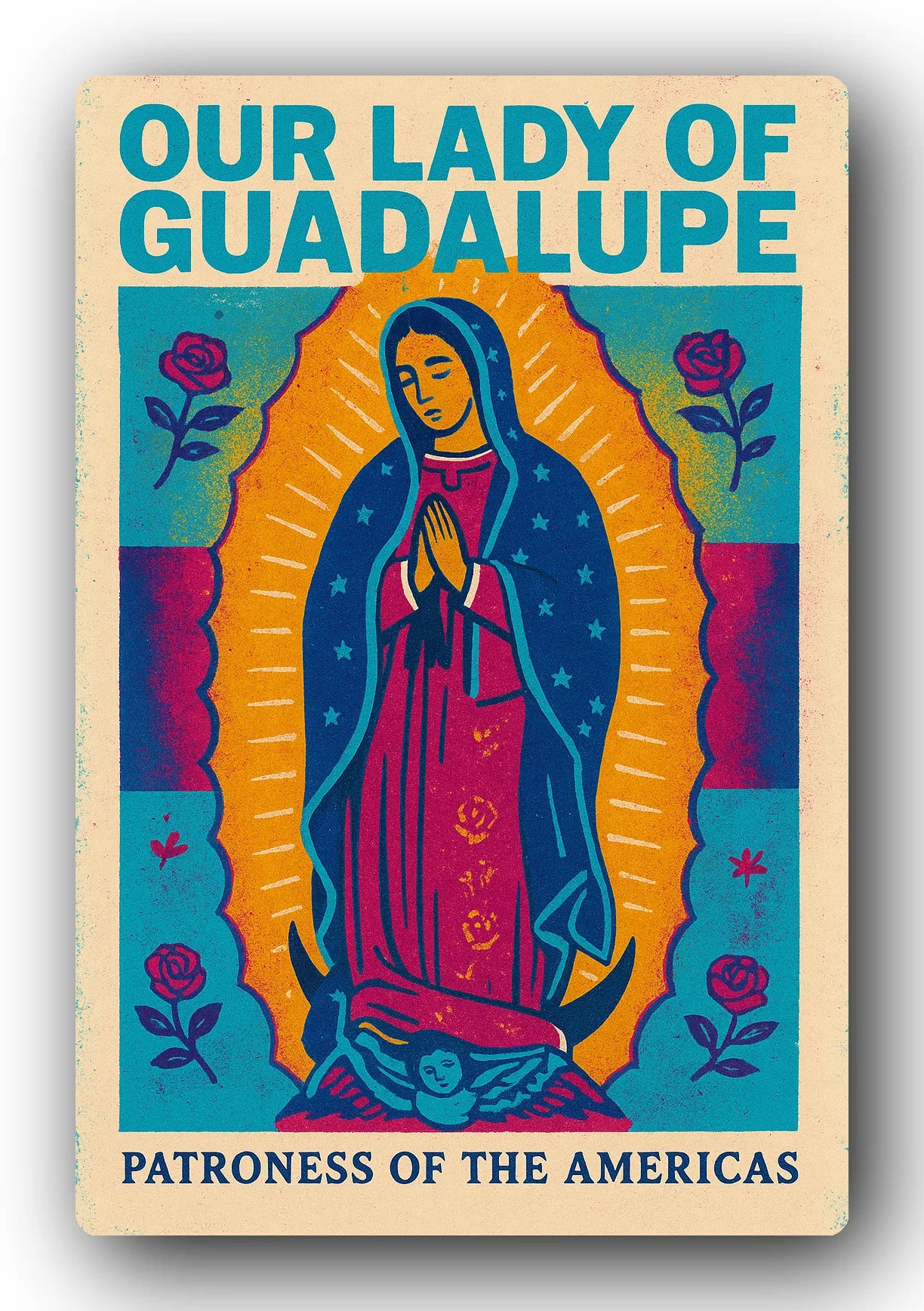 Our Lady Of Guadalupe Patroness Of The Trading Card